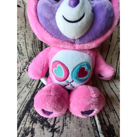 Care Bear Share bear hoodie unicorn buddy plush - Picture 4 of 9